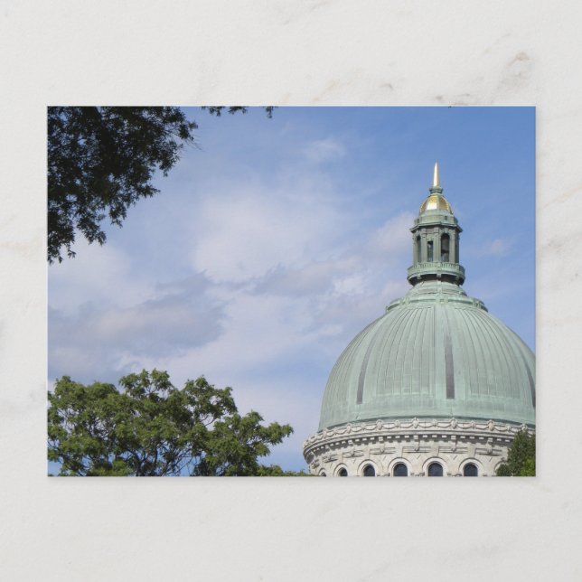 Navy Chapel Dome Big Sky Postcard (Front)