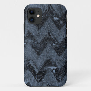 Navy Chevron Abstract Case-Mate iPhone Case