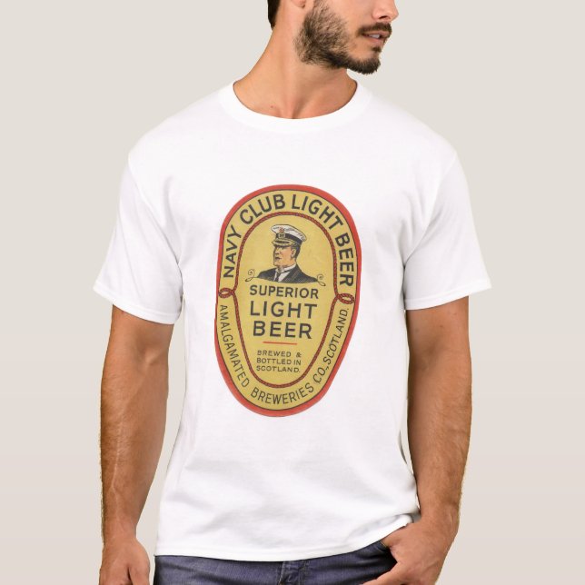 Navy Club Light Beer T-Shirt (Front)