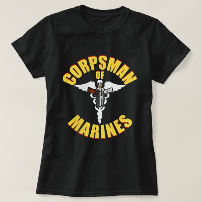 Navy Corpsman Veteran T-Shirt (Design Front)