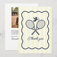 Navy & Cream Preppy Tennis Bridal Shower Photo