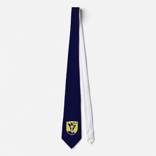 Navy Crest Tie (Front)