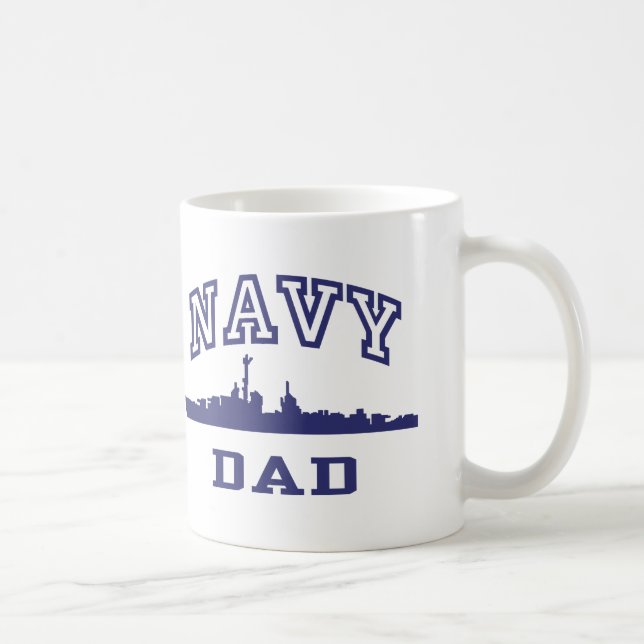 Navy Dad Coffee Mug (Right)