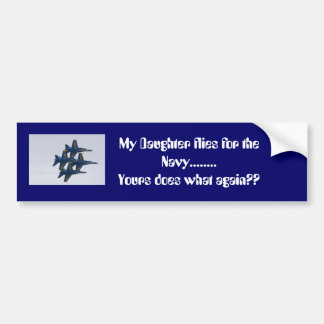 Navy Daugter Bumper Sticker