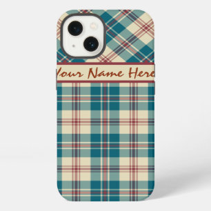 Navy Deep Red Beige Plaid iPhone 6 Xtreme Case