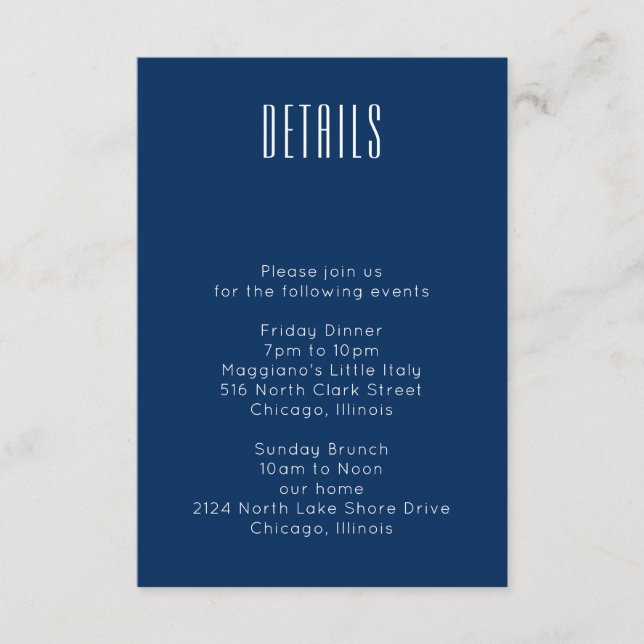 Navy Details Enclosure Card Bar Mitzvah (Front)