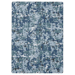 Navy Digital Camo Camouflage Decor Clipboard