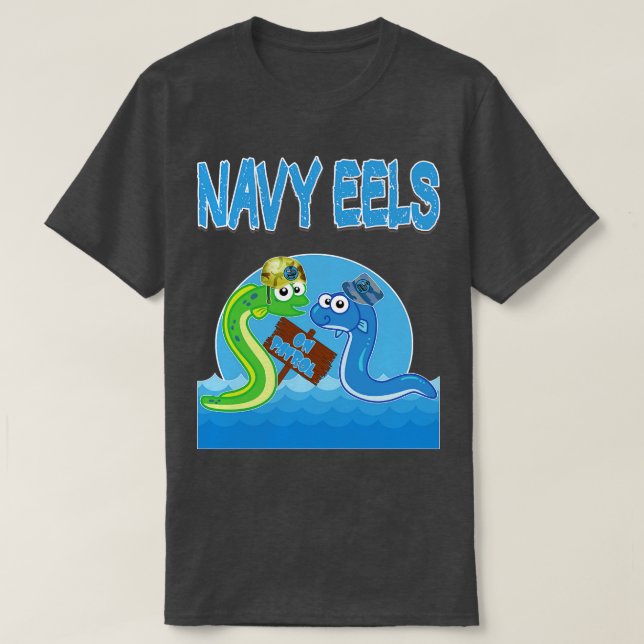 Navy Eels T-Shirt (Design Front)