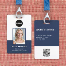 Navy Employee ID Photo QR Code Logo
