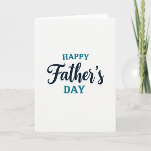 Navy Fathers Day Letter Card