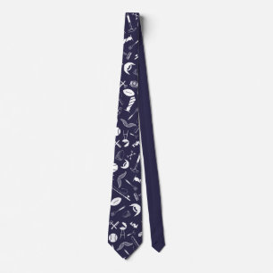 Navy Father's Day Tie