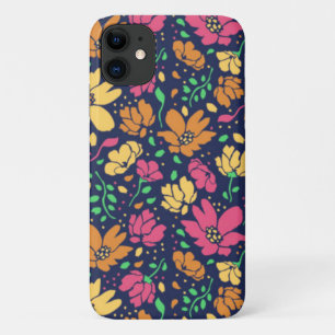 Navy Floral Case-Mate iPhone Case