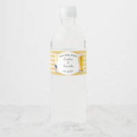 Navy Flowers Gold Bubbles & Brews Wedding
