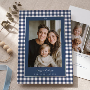 Navy Gingham Photo