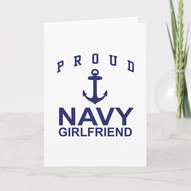 Navy Girlfriend Card (Front)