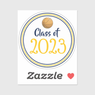 Navy & Gold Basketball Class Year Graduation