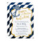 Navy & Gold Nautical Bridal Shower Invitation