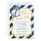 Navy & Gold Nautical Bridal Shower Invitation