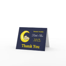 Navy Gold Twinkle Little Star 1st Birthday