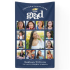 Navy Graduation K–12 Photo Collage Bold Modern