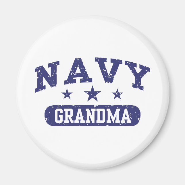 Navy Grandma Magnet (Front)