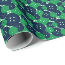 Navy & Green Buttons Gingham - Craft & Sewing Room
