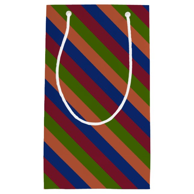 Navy Green Small Gift Bag (Front)