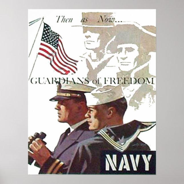 Navy Guardians of Freedom Poster (Front)