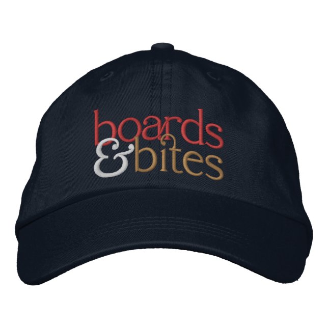 navy hat with logo  (Front)
