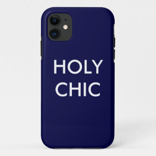 Navy Holy Chic iPhone 5 Case-Mate Barely There 11 Case