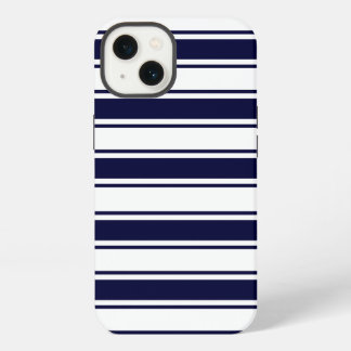 Navy Horizontal Stripe iPhone 13 Case
