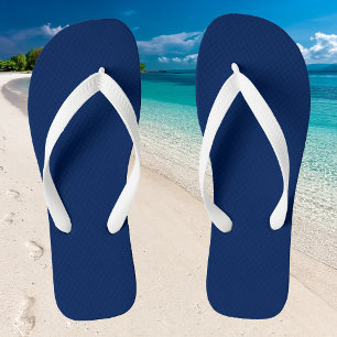 Navy Indigo Solid Colour Classic and Elegant Jandals