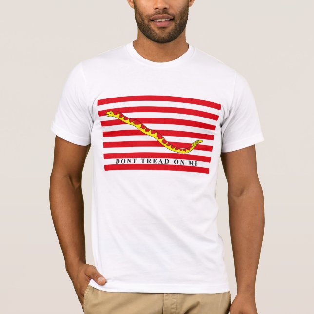 Navy Jack Flag T-shirt (Front)