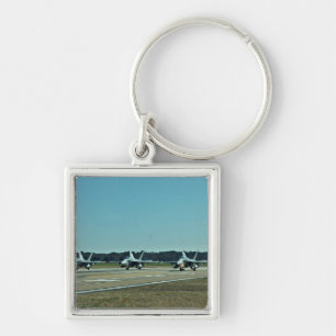 Navy Jets Key Ring
