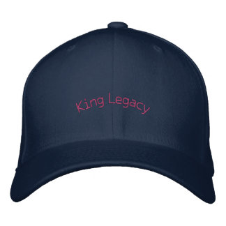 Navy King Legacy Premium Wool-Hat Flexfit Trucker Embroidered Hat