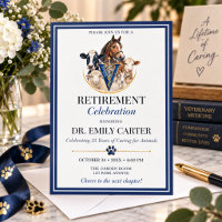 Navy Large Animal Veterinarian Retirement Party