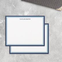 Navy & Light Blue Borders Add Your Name
