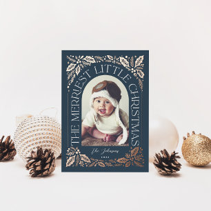Navy Merriest Little Christmas Arch Photo