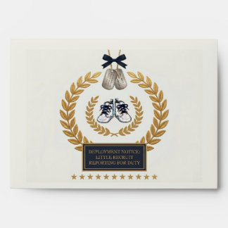 Navy Military Boy Envelope — Little Recruit