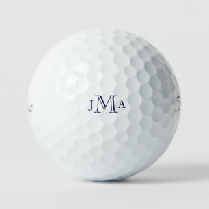 Navy Monogram Titleist Pro V1 Golf Balls