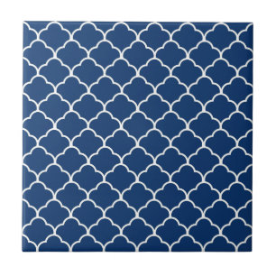 Navy Moroccan Design at Emporiomoffa Tile