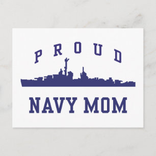 Navy Mum Postcard