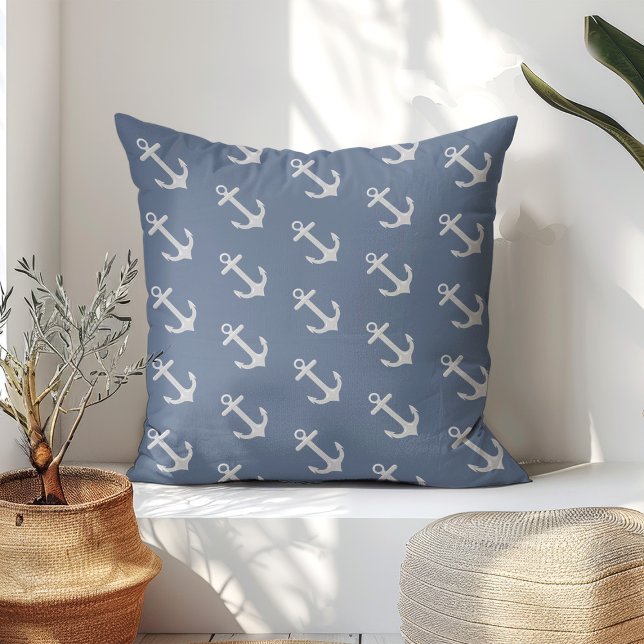 Navy Nautical Anchor Cushion (Creator Uploaded)