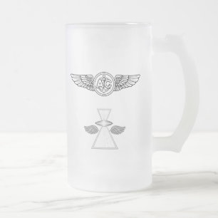 Navy Officer Crest w/Aircrew & IFGA Frost Mug 1