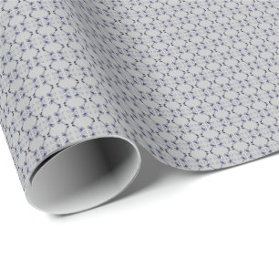 Navy on Grey Gavel lawyer advocate Wrapping Paper