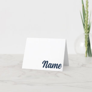 NAVY, ORANGE Auburn, Alabama Personalised Card
