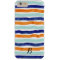 Navy Orange Sky Blue Stripes iPhone 6/6s Plus Case