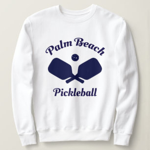Navy Palm Beach Pickleball Sweatshirt