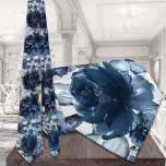 Navy Peonies Greenery Wedding Tie<br><div class="desc">A profusion of navy blue floral and greenery featuring sumptuous navy peonies and dusty blue eucalyptus greenery.</div>