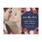Navy Photo Marsala Blush Peony Save The Date Cards